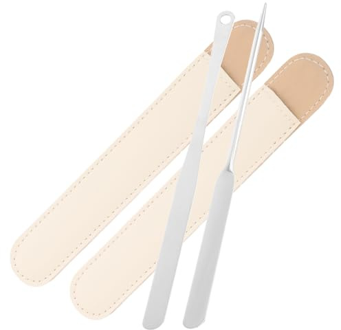 Gatuida Juego de 4 Espátulas para Maquillaje de Acero Inoxidable Paleta Mezcladora Cosmética Resistente Herramienta Profesional para Base Colorete y Sombra Uso en Belleza y Cuidado