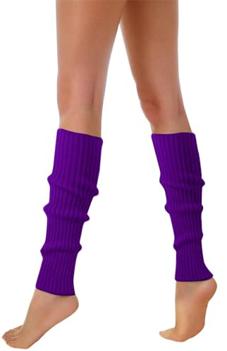 Sexy Damen Beinstulpen Beinwärmer für Mädchen Unifarben, Einheitsgröße, Neon Stulpen Damen, Socken, Overknees, 80er Jahre, Kostüm, Karneval, Mottoparty