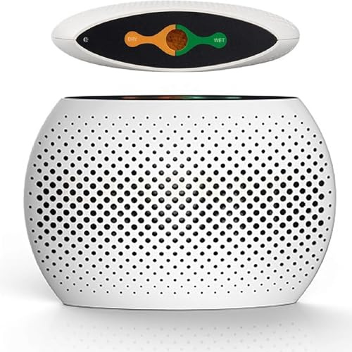 Deumidificatore Ricaricabile, Assorbiumidità Portatile per Uso Domestico con Design Poroso, Piccolo Essiccatore ad Assorbimento Umidità Silenzioso Riutilizzabile e Wireless