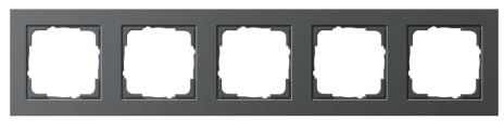 Gira 021523 Abdeckrahmen 5 Fach Gira E2 Anthrazit