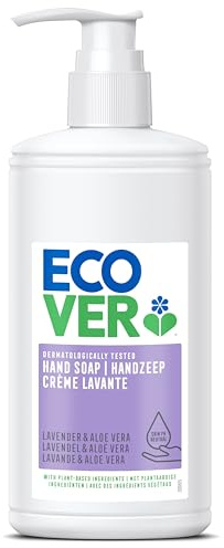 Ecover Savon Liquide pour les Mains, Formule Douce, Recharge de Savon Écologique, Parfum Agrumes, Bouteille de 1 Litre