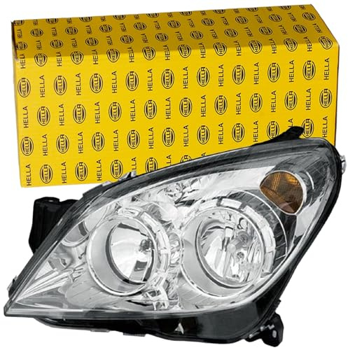 HELLA 1EG 270 370-611 Scheinwerfer - Opel Astra H (A04) - chrom - ECE | Kompatibel mit: OPEL ASTRA H, ASTRA H Caravan, ASTRA H GTC, ASTRA H Kasten/Kombi, ASTRA H Stufenheck, ASTRA H TwinTop