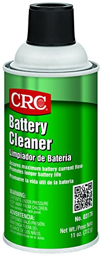 Crc Battery Cleaner 03176 – 11 Wt. Oz., Industrial Grade Aerosol Can With Water Rinseable Formula (Pack of 12)