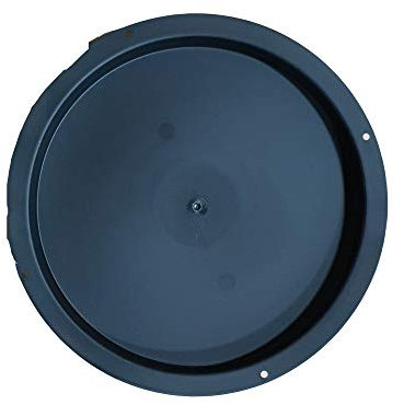 Polybutt Ersatzdeckel fr Regentonnen, Schwarz oder Wei, Kunststoff, Rund, Geeignet fr 110L und 200L, Inklusive Befestigungsklammern