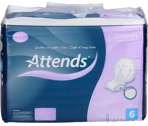 Attends Contours Air Comfort 6, Vorlagen bei starker Inkontinenz, 35st