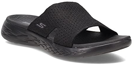 Skechers On-the-go 600, Sandali Donna, Nero, 38 EU