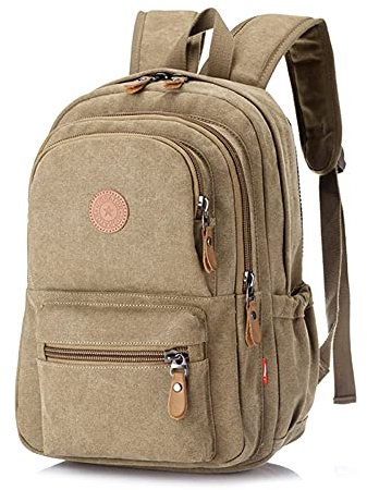 Joyfitness Tragbarer Rucksack Baustellenwerkzeugtasche Canvas Arbeitsversicherungstasche, Heavy Duty Werkzeugaufbewahrungsorganisator Mit Wasserdichtem Hartboden