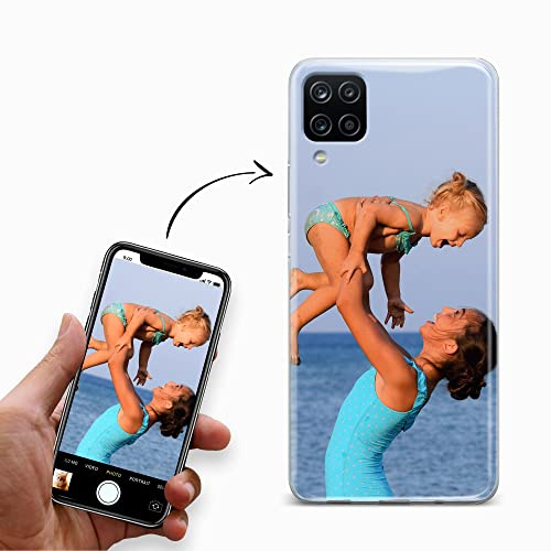 Handyhülle für Samsung Galaxy A12 Hülle aus Silikon selbst gestalten - selbst gestaltet/personalisiert - Deine Hülle Dein Design - Personalisieren Bedrucken mit eigenem Bild Motiv