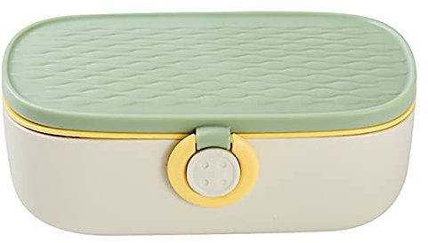 Skyzone Nähset für Erwachsene, tragbarer Nähkasten mit Nähzubehör, Nadel- und Fadenset für Zuhause, Reisen, Nähwerkzeug-Set (grün)