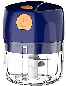 Picadora eléctrica de alimentos, molinillo de carne, 250 ml de carga USB, mini procesador de alimentos para carne, verduras, frutas, cebollas, ajo, comida para bebés