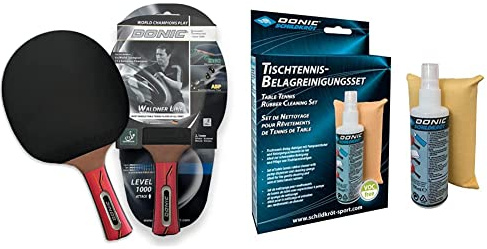 Donic-Schildkröt Tischtennisschläger Waldner 1000, ABP-Griff, 2,1 mm Schwamm, Easy Slick - ITTF Belag, 751801