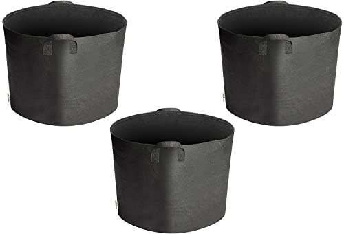 EarlyGrow Pflanzenbeutel, strapazierfähig, atmungsaktiv, Vlies, intelligent, für Kartoffeln, Tomaten, Chili-Paprika, Gurken und andere Obst und Gemüse, 3 Stück