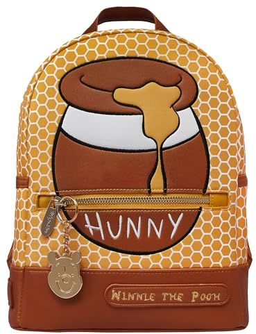 Disney Rucksack Damen Winnie Puuh | Winnie Pooh Tasche Frauen | Rücksack Für Damen | Einheitsgröße Gelb