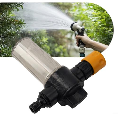 CWOQOCW Pulvérisateur de mousse pour tuyau d'arrosage, distributeur de, interrupteur autonome, mousse contrôlable, capacité de 100 ml