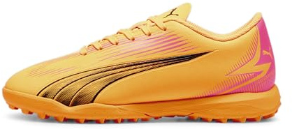 PUMA Jugendliche Ultra Play TT Fußballschuhe 36Sun Stream Black Sunset Glow Orange Pink