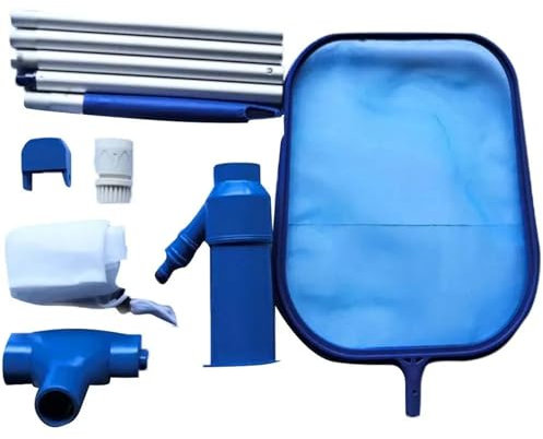 VNSMM aspirateur Piscine Kit de Nettoyage de Piscine 40x35x5cm Outil d'entretien de Piscine Kit de Filet de Nettoyage de tête d'aspiration Accessoires d'outils de Nettoyage Kit d'entretien