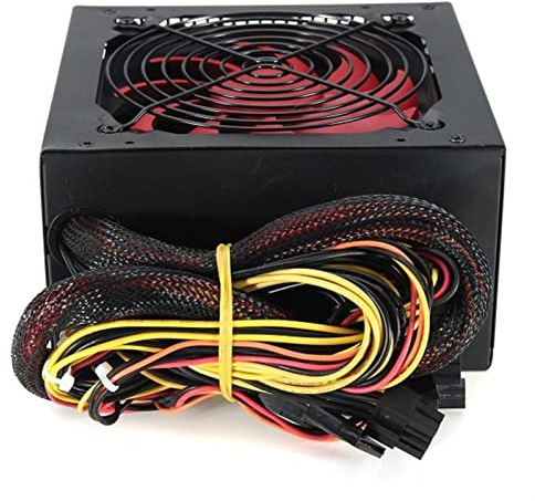 AHGDDA Bloc d'alimentation PC multicanal 800 W 12 cm pour PC Intel AMD PC 12 V ATX SLI PCI-E Gaming