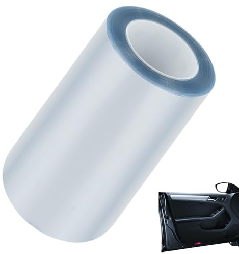 Film de Protection pour Voiture - Protection Anti-Rayures Transparente en polyuréthane Auto-cicatrisant - Film de Protection de Peinture découpable - Film Transparent résistant Rayures - pour