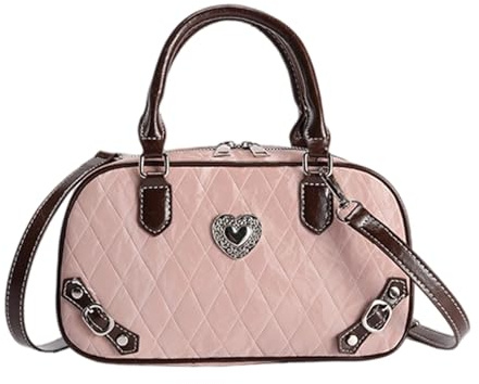 Elegante Damen Umhängetasche Aus PU Leder Verstellbarer Riemen Lässige Umhängetasche Gesteppte Bowlingtaschen Für Verschiedene Anlässe Gesteppte Kissen Handtasche