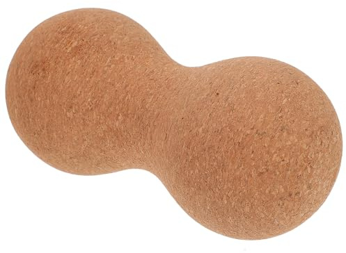 Beaupretty Masajeador para Terapia de Puntos Gatillo y Alivio del Estrés Doble Forma de Cacahuete de Material Sintético Bola de Fitness Portátil para Masajes Color Aleatorio