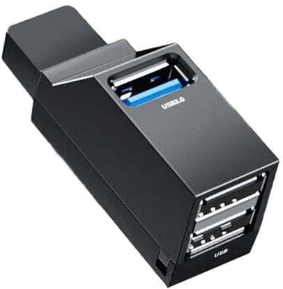 KieTeiiK Splitter USB C con 3 Porte Protezioni da Sovraccarico per Ricarica Rapida Compatibile con Dispositivi Multipli Tipo Adattatore Protezioni da Sovraccarico per Hub USB