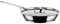 Alessi Pots&Pans Frying Pan, Stainless Steel, 28 cm, (AJM110/28), Silver