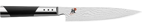 MIYABI 7000D Shotoh Spickmesser, Klingenlänge: 13 cm, Spitzes Klingenblatt, Rostfreier Spezialstahl/Micarta-Griff