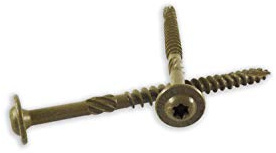 WoodPro Fasteners ST516X6B Lot de 250 vis à bois extérieures à tête ronde de 1,6 cm x 15,2 cm de long