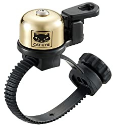 Cateye Bell OH-2400 - Campanello per Bicicletta, Colore: Oro