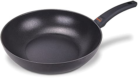 Berndes Clever Special+ - Wok a induzione, con Coperchio in Vetro, 30 cm