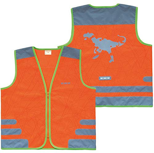 Wowow Sicherheitsweste Nutty Jacke Kinder Reflex Streif L 100% Polyester orange