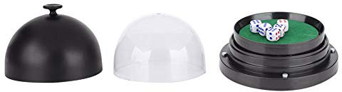 Tbest automatischer würfelbecher,Automatische Dice Roller Cup, Professionelle KTV Pub Bar Handschütteln Würfelbecher Shaker Batteriebetrieben mit 5 Würfeln Für Casino Party Ratespiel Spielen