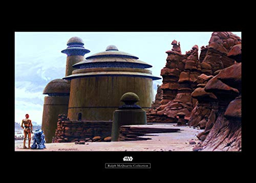 Komar Wandbild | Star Wars Classic RMQ Jabbas Palace | Kinderzimmer, Jugendzimmer, Dekoration, Kunstdruck | ohne Rahmen | WB150-70x50 | Größe: 70 x 50 cm (Breite x Höhe), Bunt