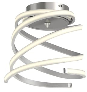 Lindby LED Deckenleuchte Haniya dimmbar (Modern) in Alu aus Metall (3 flammig,) - Lampe Deckenlampe Wohnzimmerleuchte