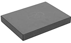 Fitness Mad Pilates Head Block, 25mm x 150mm x 205mm, Eco Friendly Yoga Block, High Density EVA Non Slip Block for Pilates, Yoga and Home Workouts