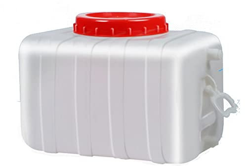 Bidón para agua Recipiente de agua con grifo Dispensador de escritorio de 25 l para acampar en casa, picnic, barbacoa, recorrido autónomo, cubo de agua portátil con tapa y grifo, cubo de agu(Size:25L)