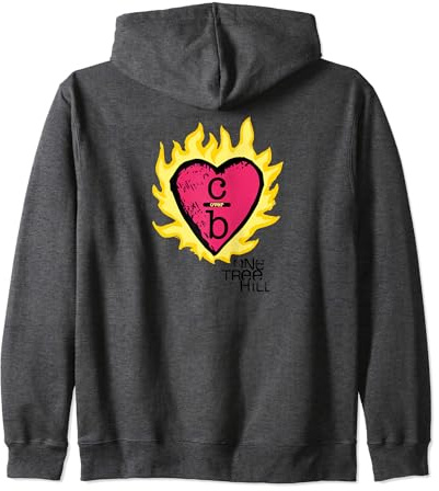 One Tree Hill Clothes Over Bros Heart Zip Hoodie