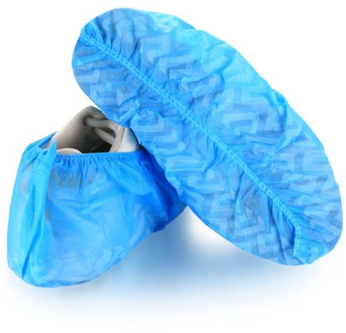 60 Stück Schuhüberzieher Wasserdicht, Schuh Überzieher Schuhe Überziehschuhe, rutschfest Überzieher für Schuhe, Mehrweg Überschuhe für Labor Haushalt Handwerk(Einheitsgröße)