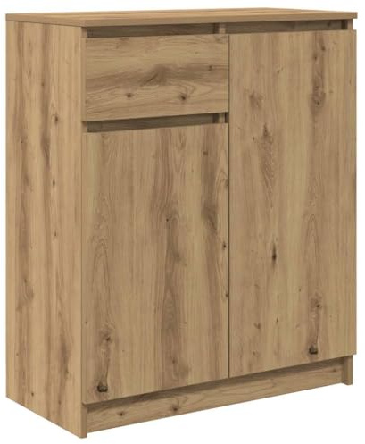 vidaXL Sideboard mit Schublade Artisan-Eiche 71x35x84 cm Holzwerkstoff