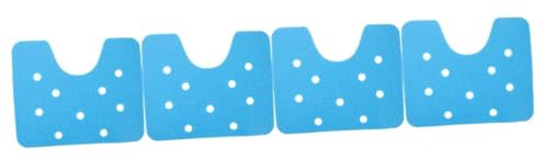 Cabilock 4pcs Bathroom Supply Household Stool Cushion Xpe Material Quick-drying Shower Stool Pad