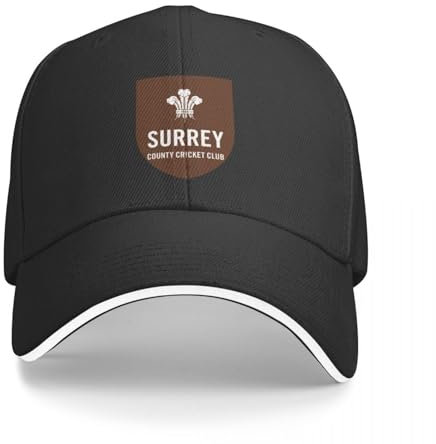 Basecap Surrey County Club Cricket Klassische T-Shirt Baseball Kappe Golf Rugby Schutz Hut Hüte Mann Frauen