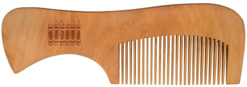 Azeeda 'Row of Crayons' Wooden Comb (HA00055495)
