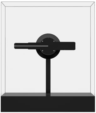 JHXHFJXZ Mini proyector holográfico 3D de Escritorio de 20 cm, con Ventilador, for Publicidad, for letreros de Tiendas y Bares. Vídeo fácil de Cambiar