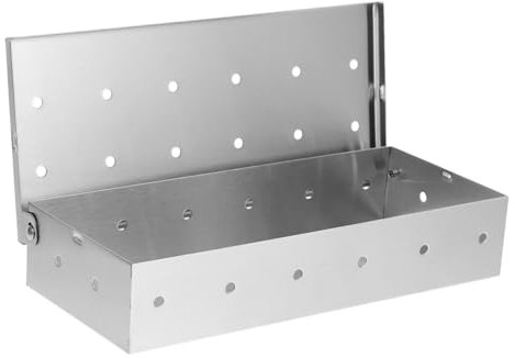 SMASOLO Scatola Per Affumicatura in Inossidabile Con Di Legno e Per o Accessori Per Grigliate e Affumicature All Aperto