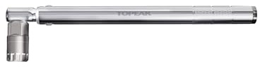 Topeak Kassettenschlüssel CrMo Stahl, Silber, integrierte 40 Nm Drehmomentfunktion, Robustes Bike-Werkzeug, Größe 28x6,5x2,4 cm, 15400201
