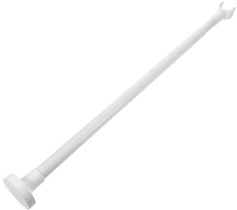 KOMBIUDA Barre de Sécurité Réglable 70-120 Cm pour Porte D'entrée et Porte Coulissante, Butoir Antidérapant Portable, Renfort Antivol pour Maison, Hôtel et Voyage, Cale-porte