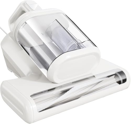 Resmafn 15KPa Milbensauger für Matratzen mit UV Licht und 5M Kabel | Milbenstaubsauger mit 60℃ Heißluftfunktion Matratzenreiniger Gerät Matratzensauger für Bett, Sofa, Allergiker