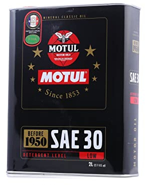Motul Classic Oil SAE 30 2 l | 104509, klassisk SAE 30