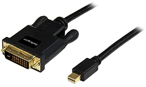2 m Mini-DisplayPort-auf-DVI-Kabel – Stecker/Stecker – DVI Kabel 2m mDP-Kabel - Mini-DisplayPort-auf-DVI-D-Kabel – DVI-Monitorkabel - mini DP auf HDMI - Kompatibel mit Windows & Mac (MDP2DVIMM6B)