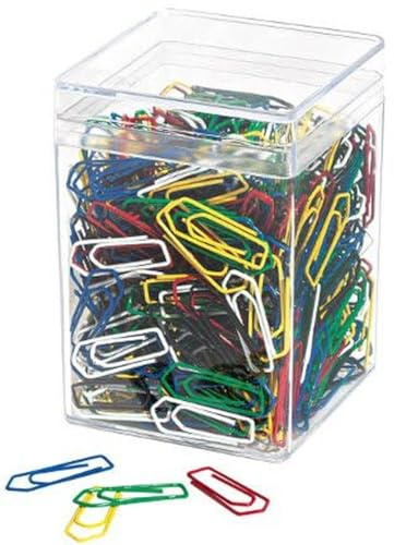 Wedo 90050099 trombones métal - 26 mm, 500 pièces, coloré et laqué